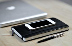 paperless organization client's iPhone